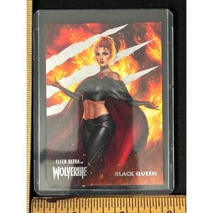 Fleer Ultra‎ Wolverine Black Queen Trading Card NM